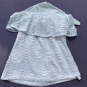 Lily Pulitzer XXS strapless white top